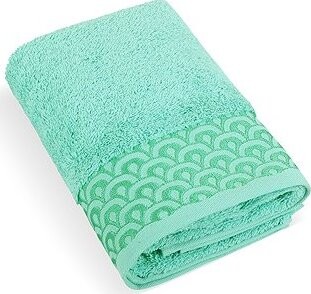 BELLATEX Froté osuška Čipka 500 g K/327 tyrkysová 70 × 140 cm