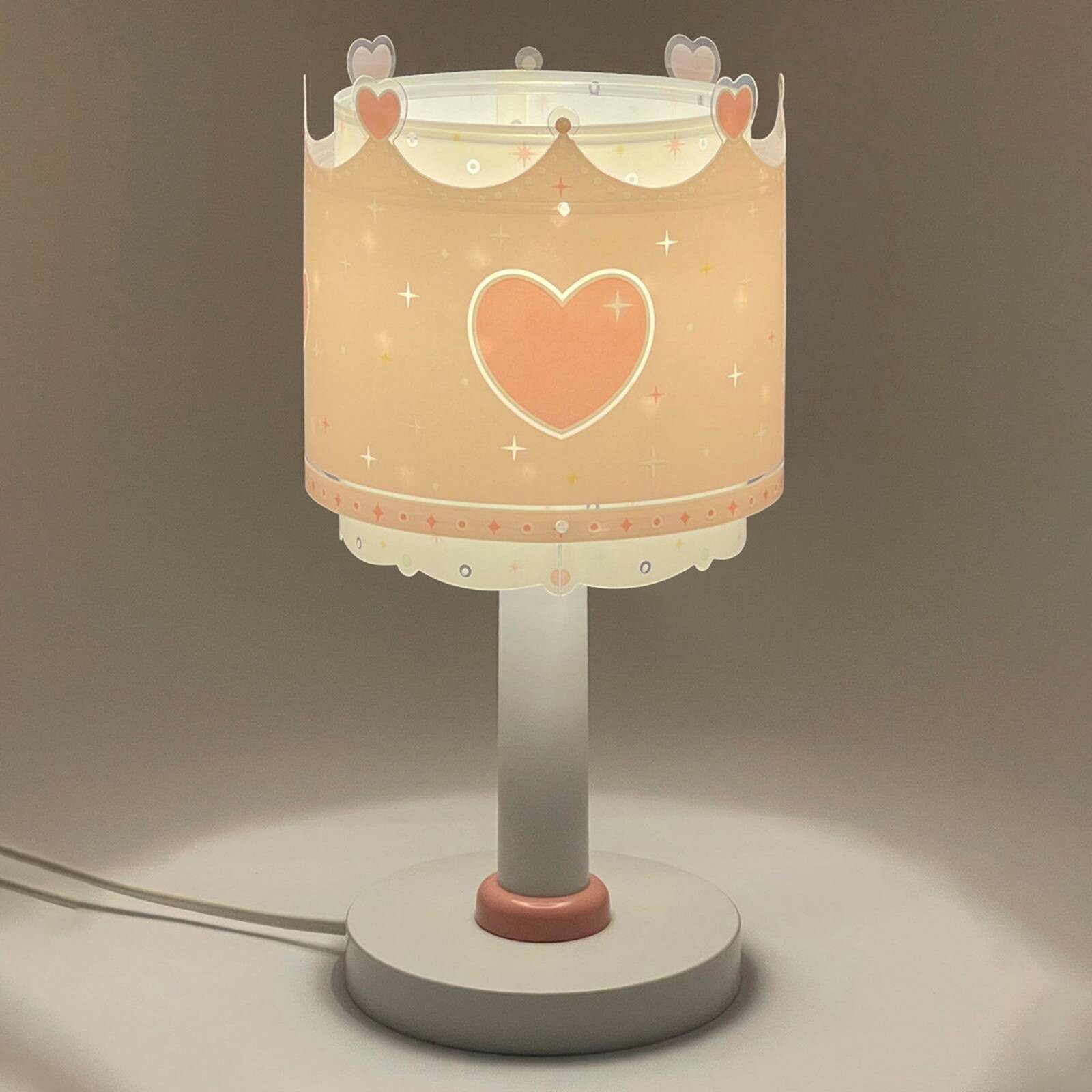 Detská stolová lampa Little Queen, G4, Ø 15 cm