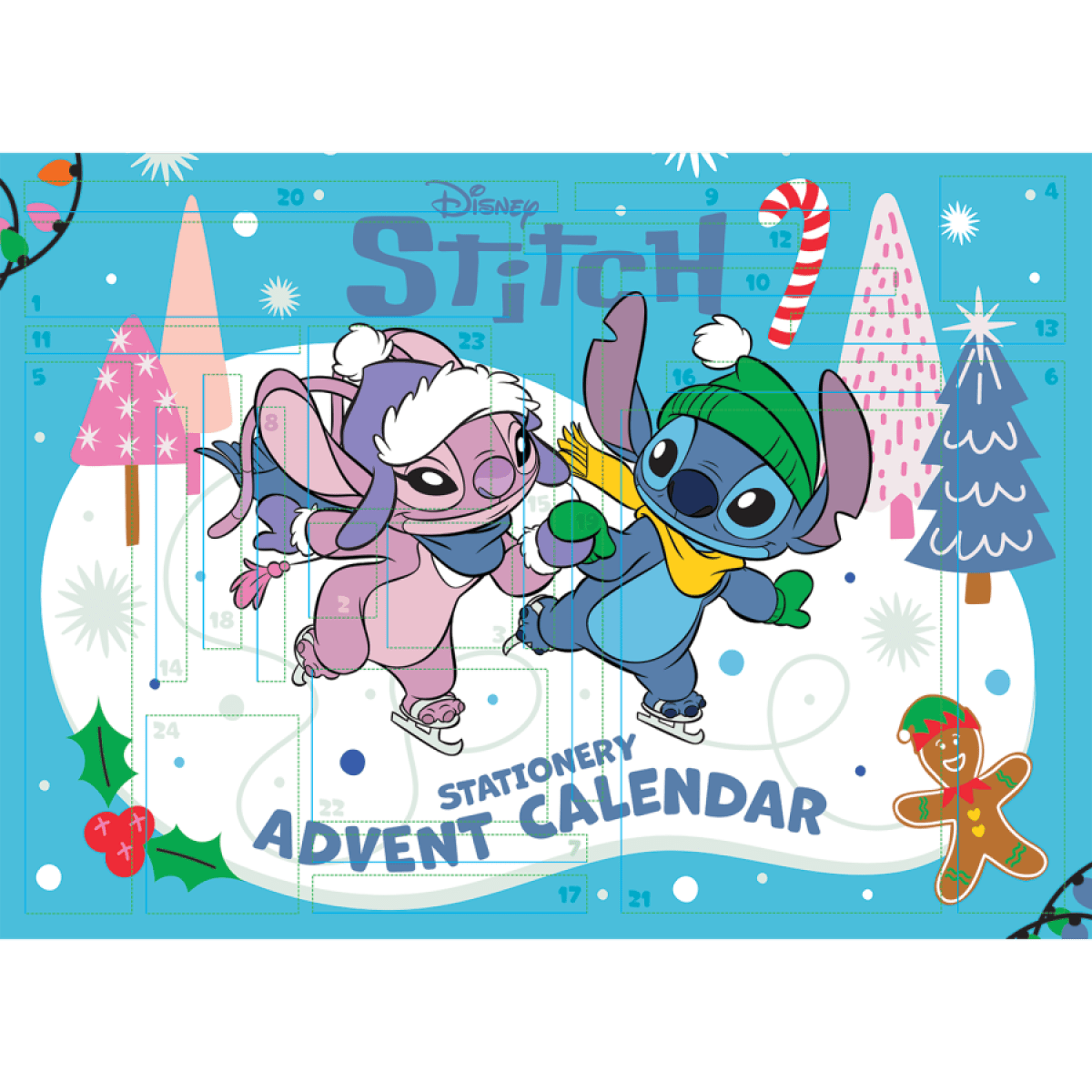 Lilo a Stitch adventný kalendár (papierenský)
