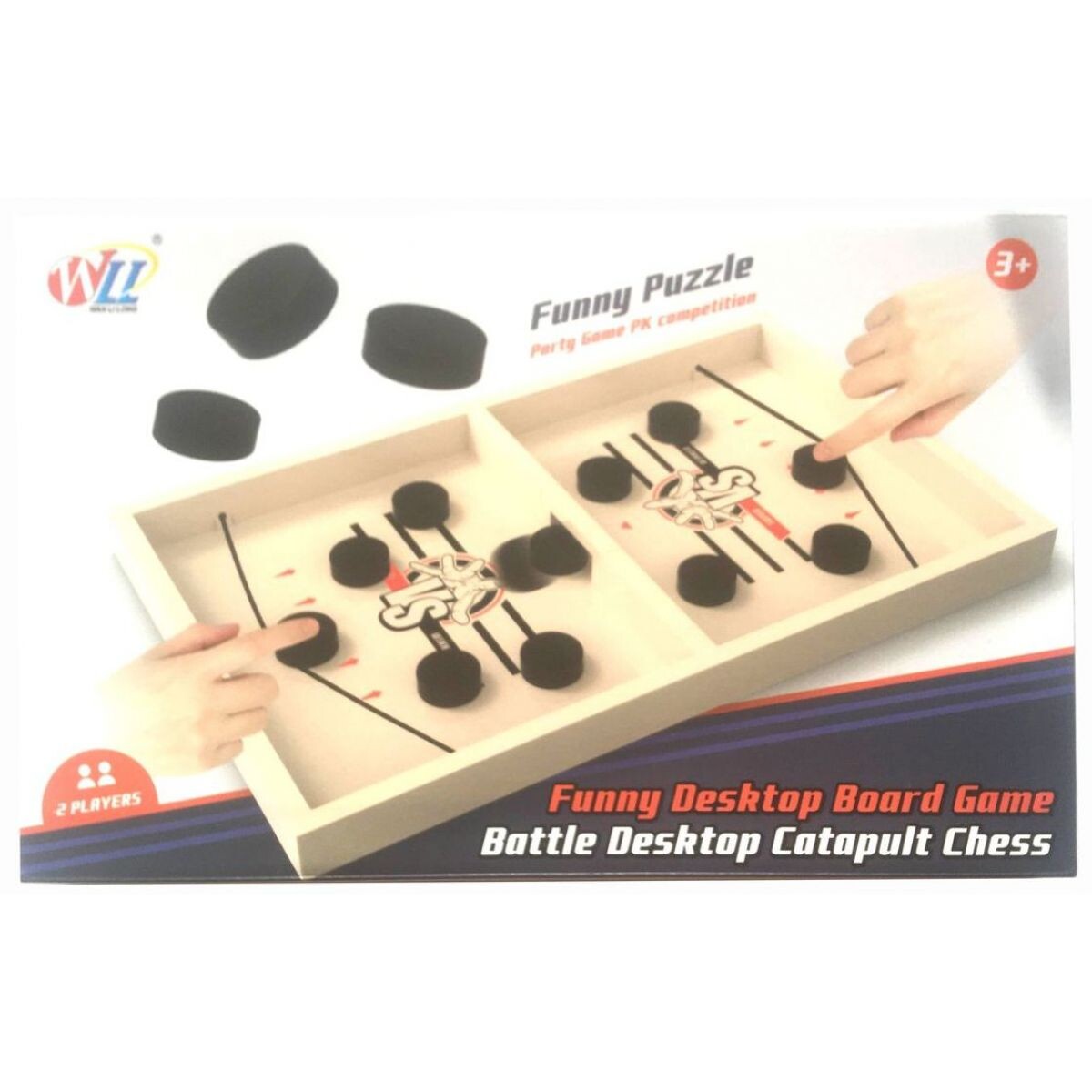 Alltoys Dosková hra vzdušný hokej Pucket game