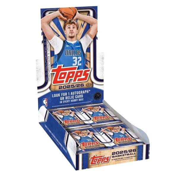 Panini 2025-2026 NBA karty Topps Basketball Hobby Box