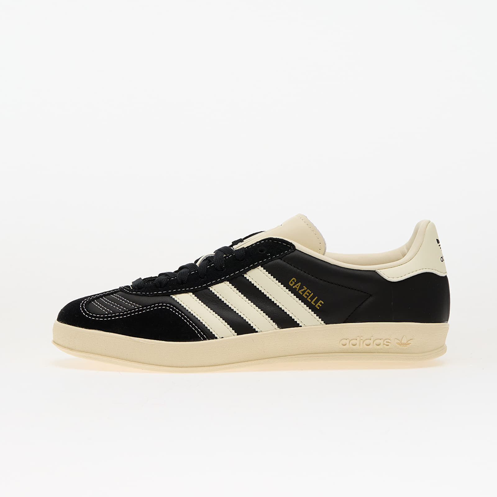 Tenisky adidas Gazelle Indoor Core Black/ Crew White/ Gold Metallic EUR 37 1/3