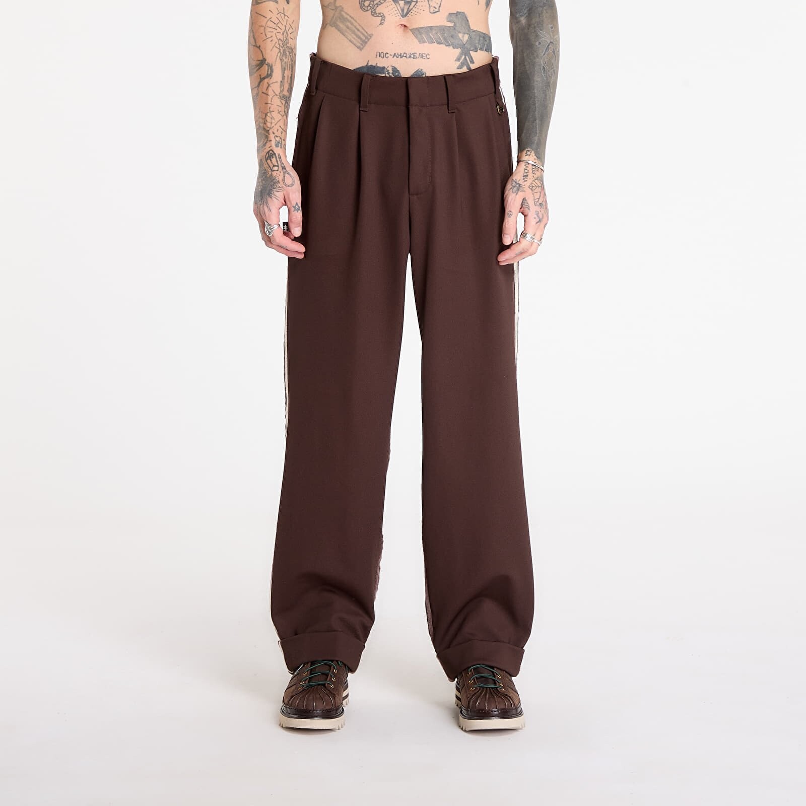 Kalhoty adidas x Clot Cord Slack Pants UNISEX Dark Brown S