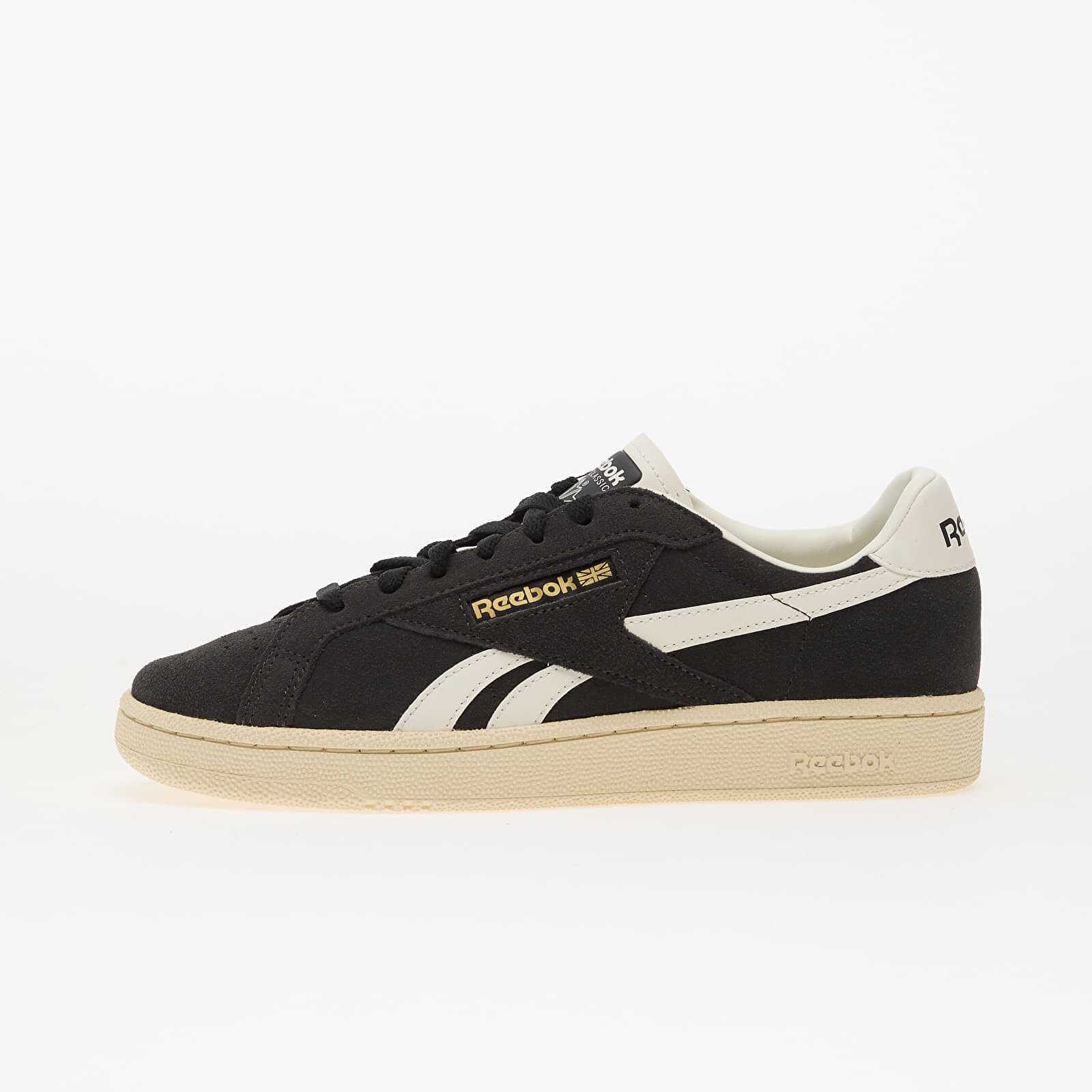 Tenisky Reebok Club C Grounds Uk Washedblack/ Paperwhite/ Chalk EUR 43