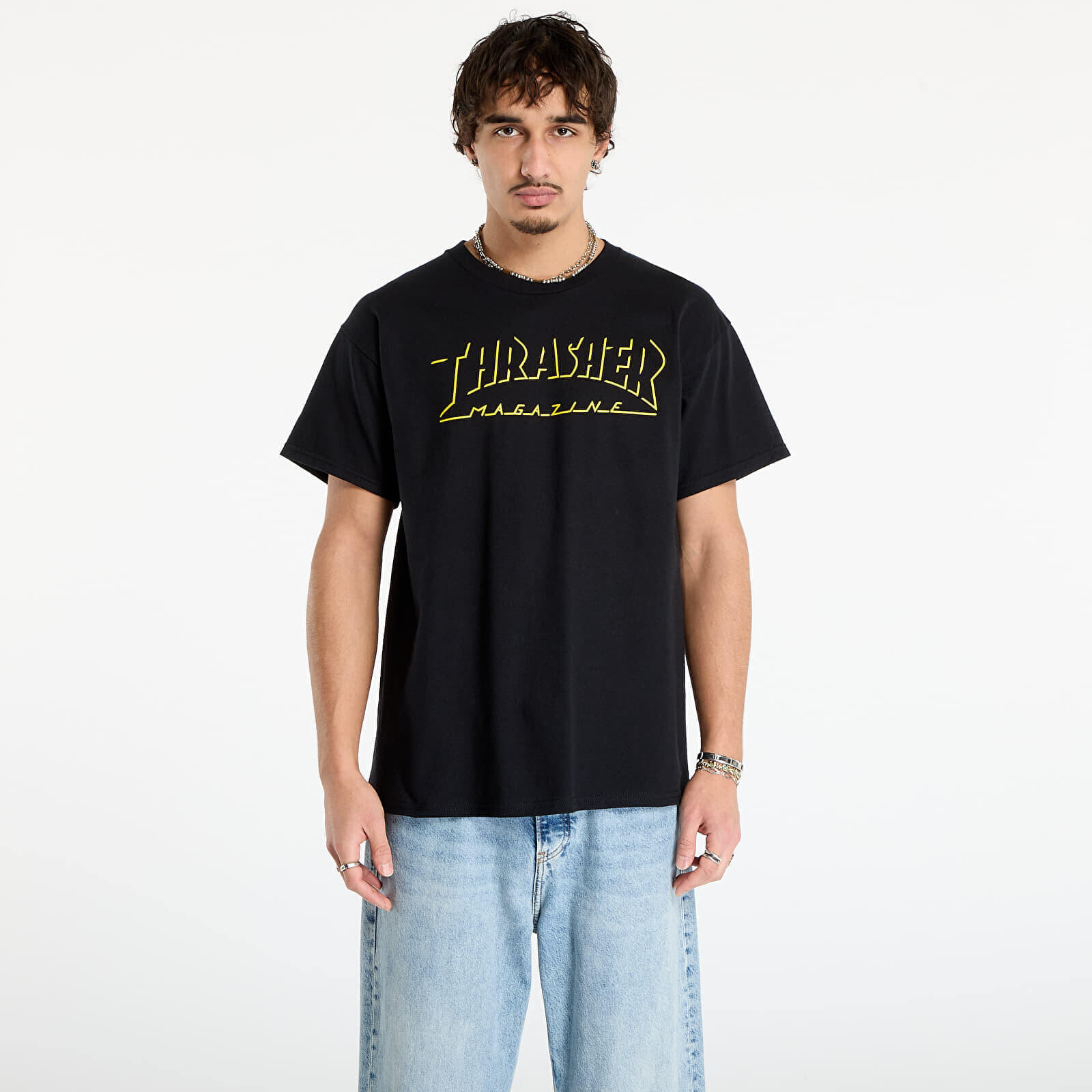 Tričko Thrasher Shadow Mag Logo T-Shirt Black XL