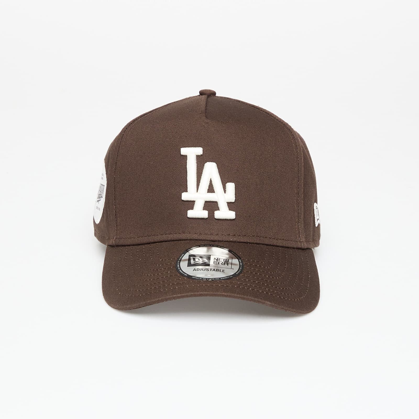 Šiltovka New Era LA Dodgers MLB Sidepatch 9FORTY E-Frame Adjustable Cap Dark Brown Universal