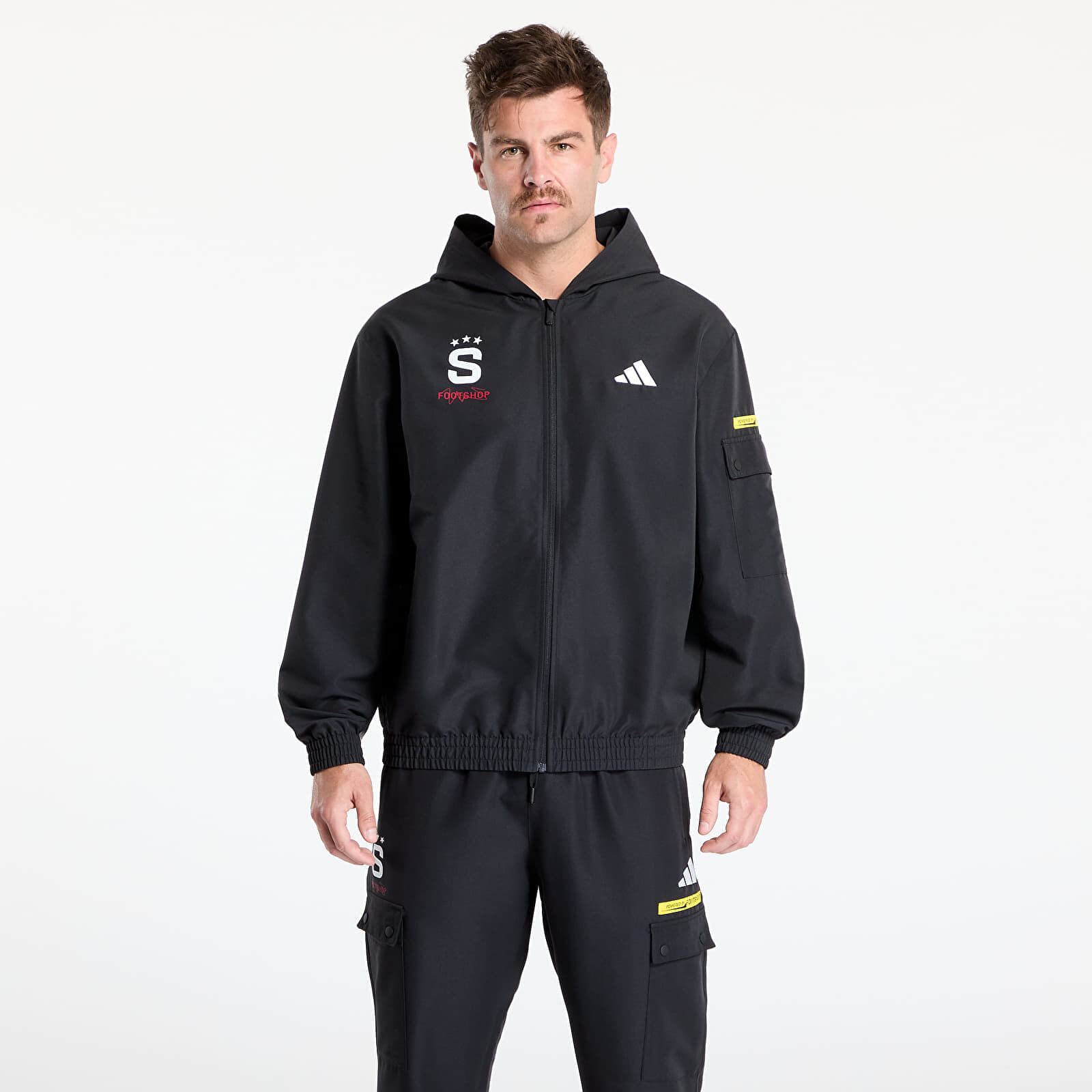 Bunda adidas x Footshop x Sparta Windbreaker UNISEX Black L