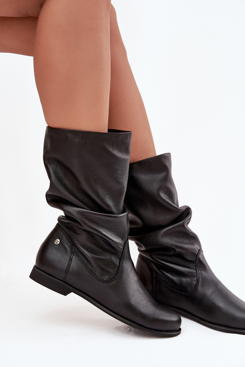 Dámske kožené čižmy Maciejka