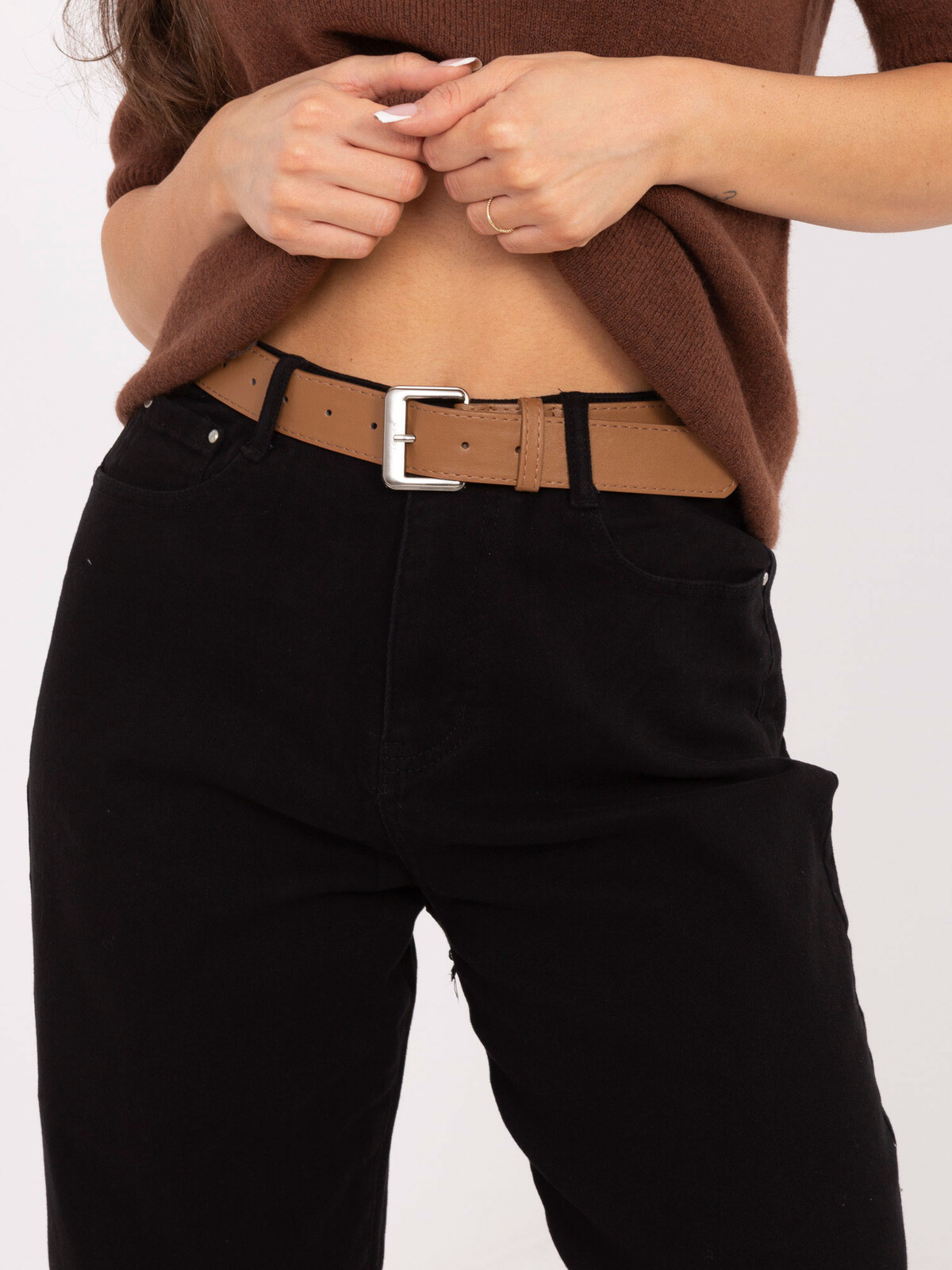 Čierne rovné rifle