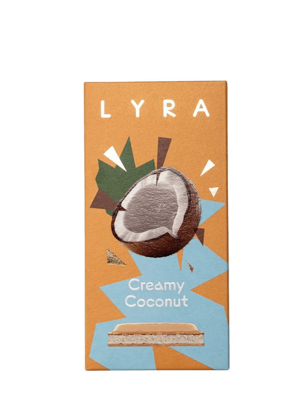 Biela čokoláda - Creamy Coconut LYRA 80g