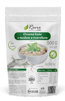 Revix ovsená kaša s medom a tvarohom 500 g - natural
