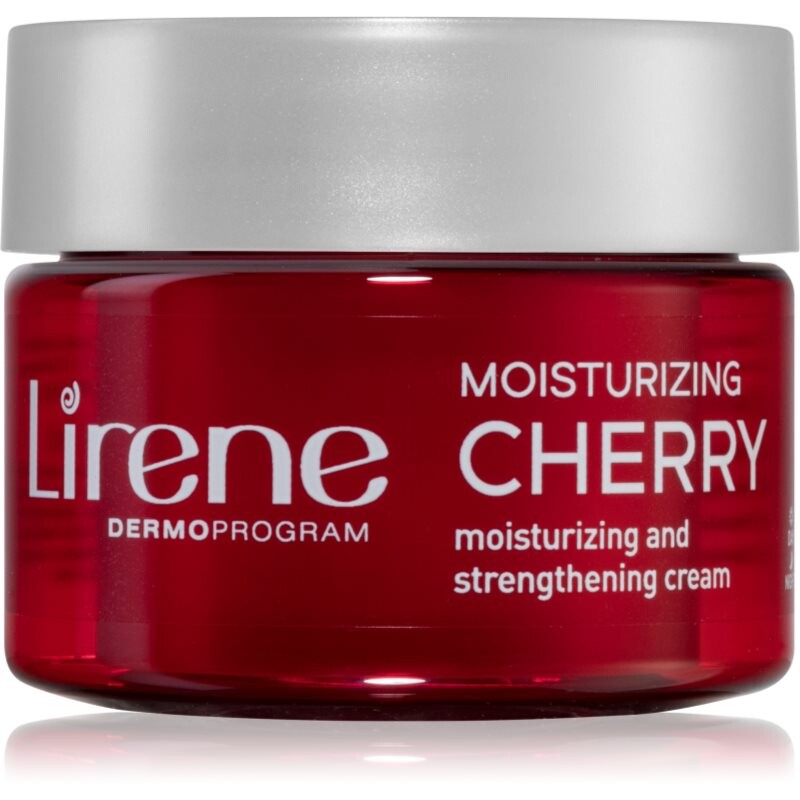 Lirene Hydration & Nourishment Moisturizing Cherry ľahký osviežujúci hydratačný krém s čerešňou a citrónom 50 ml