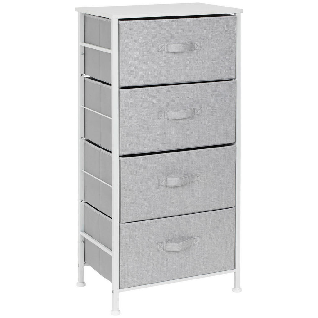 PBJ KOMODA, sivá, biela, 45/92.5/30 cm