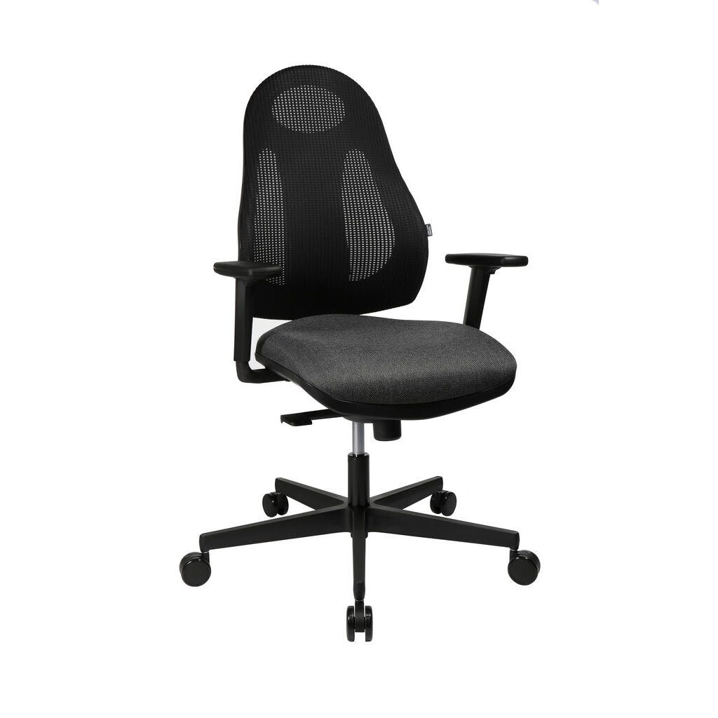 Dieter Knoll OTOČNÁ STOLIČKA, sieťovina, antracitová, čierna