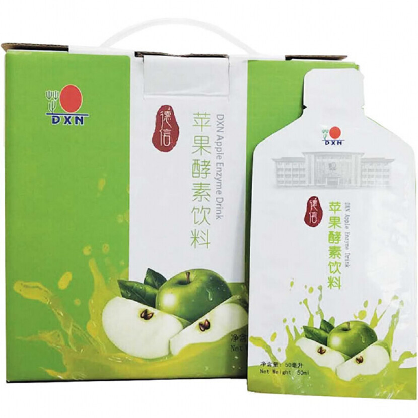 Fermentovaný jablkový nápoj DXN Apple Enzyme 50 ml 15 sáčkov
