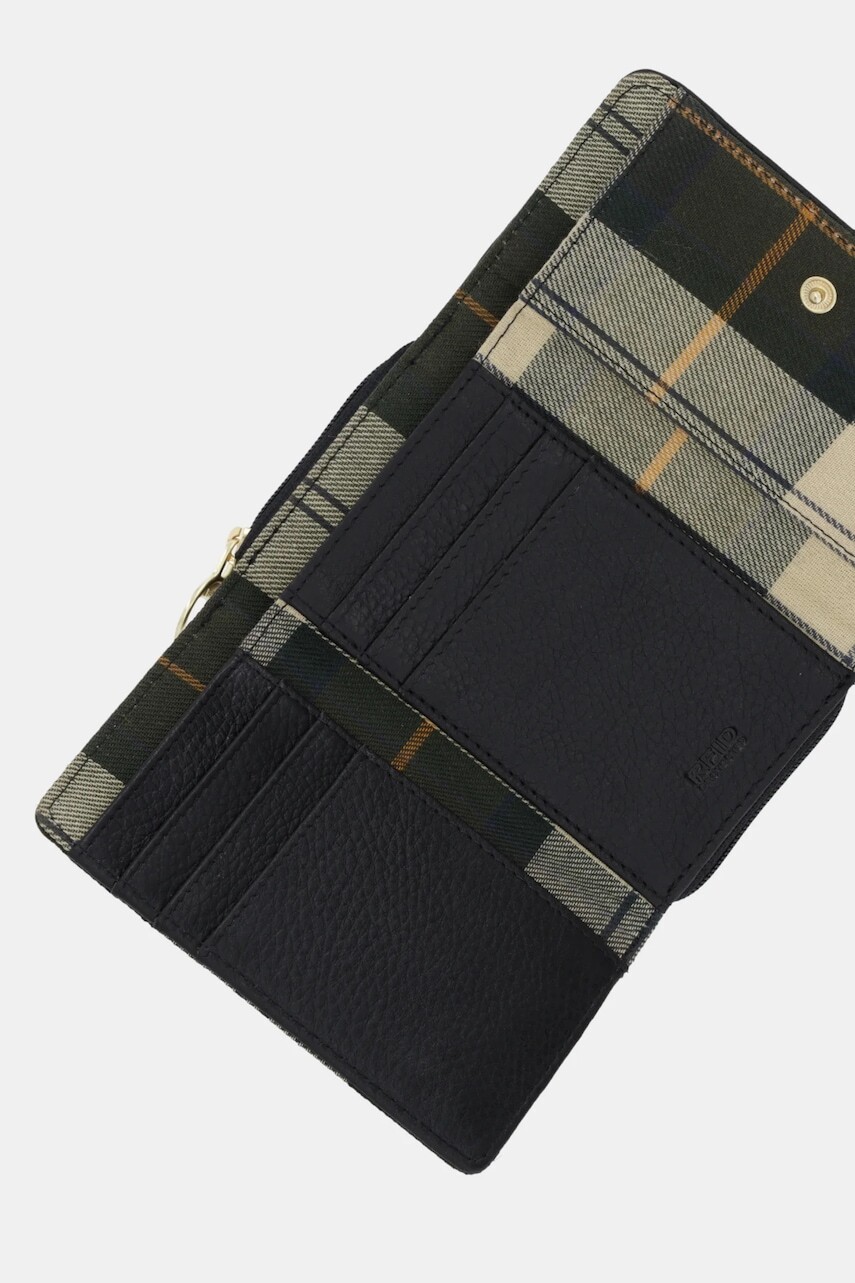 Peňaženka Barbour dámska, čierna farba, LLG0036