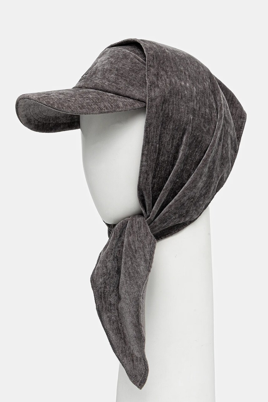 Kangol VELVET DRAPE 5-PANEL sivá farba K5475.CH011