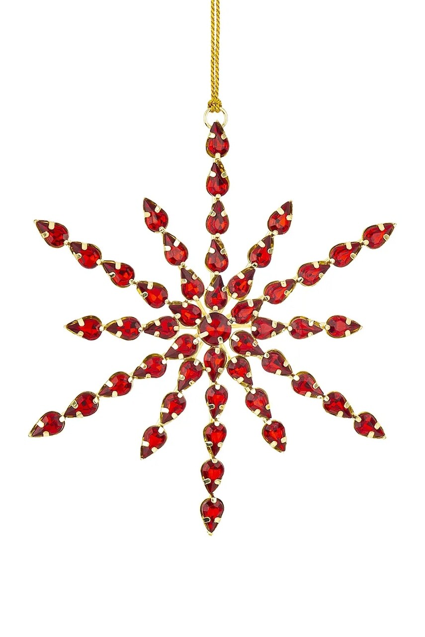 Závesná dekorácia home & lifestyle 16 x 13,5 x 1 cm žltá farba