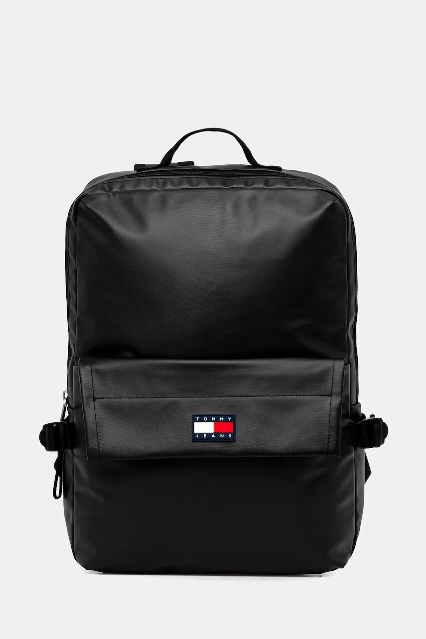 Ruksak Tommy Jeans pánsky, čierna farba, veľký, jednofarebná, AM0AM13734