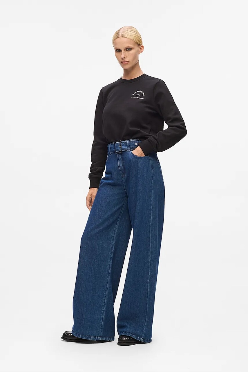 Rifle Karl Lagerfeld tmavomodrá farba, A4W10092