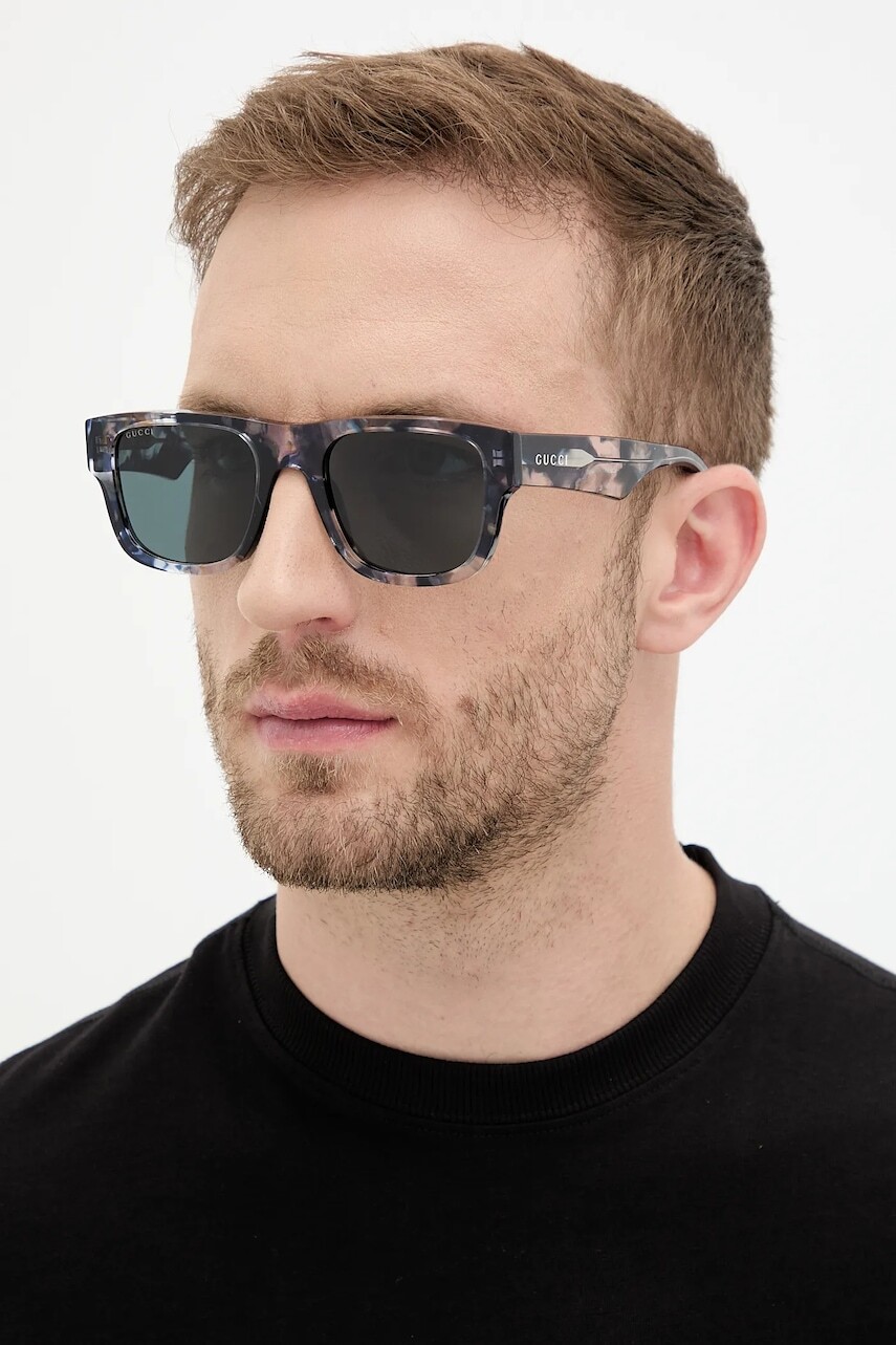 Slnečné okuliare Gucci tmavomodrá farba, GG2009S