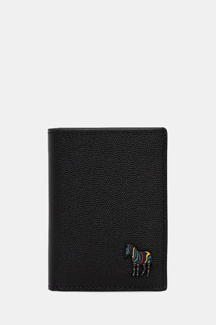 Kožená peňaženka Paul Smith čierna farba, M1A-8230-TMUZEB