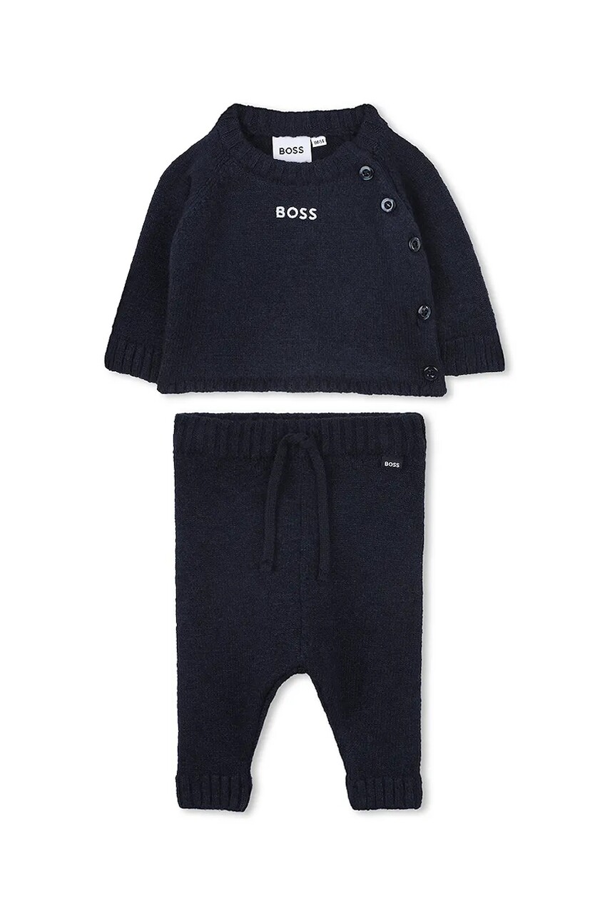 Sada pre bábätká BOSS tmavomodrá farba, J52538
