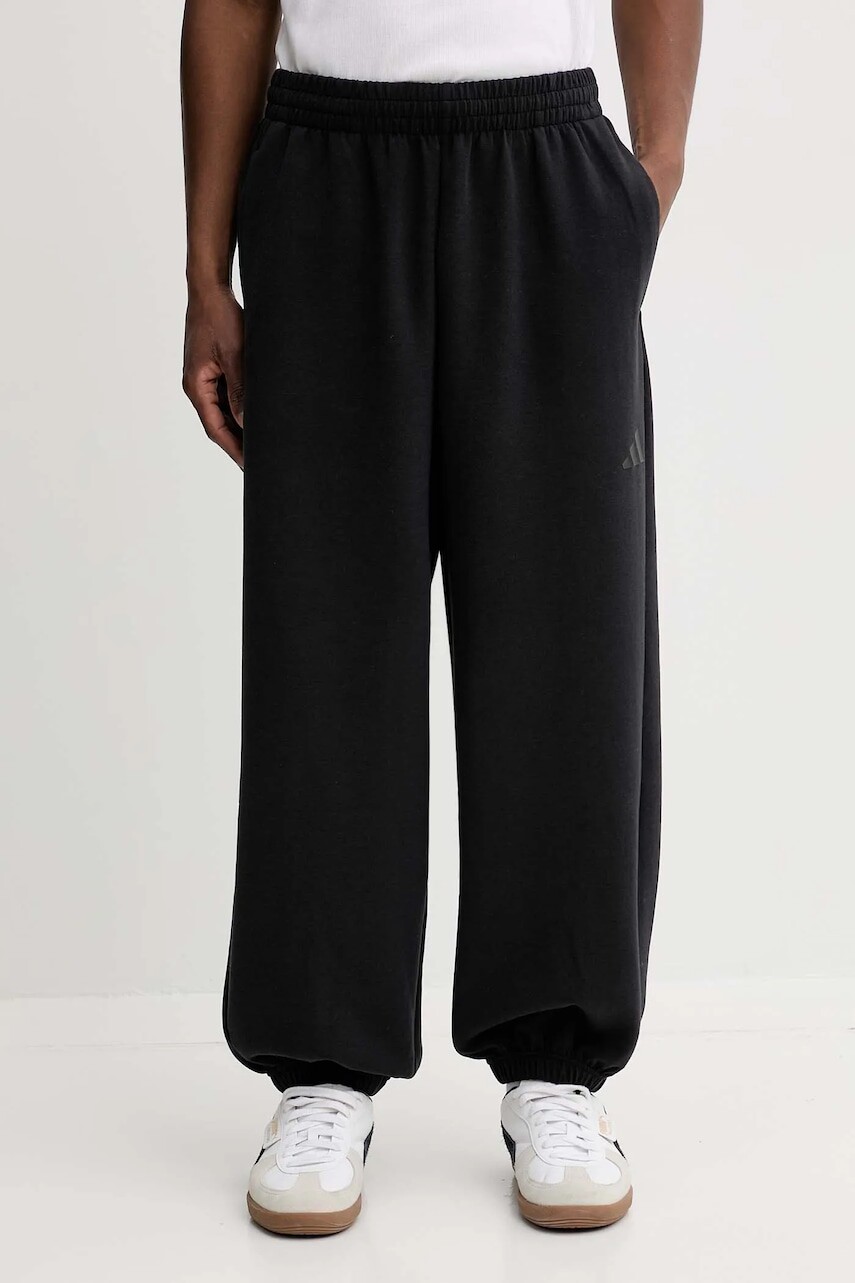 Tepláky adidas Soft Lux čierna farba, jednofarebná, KB5688