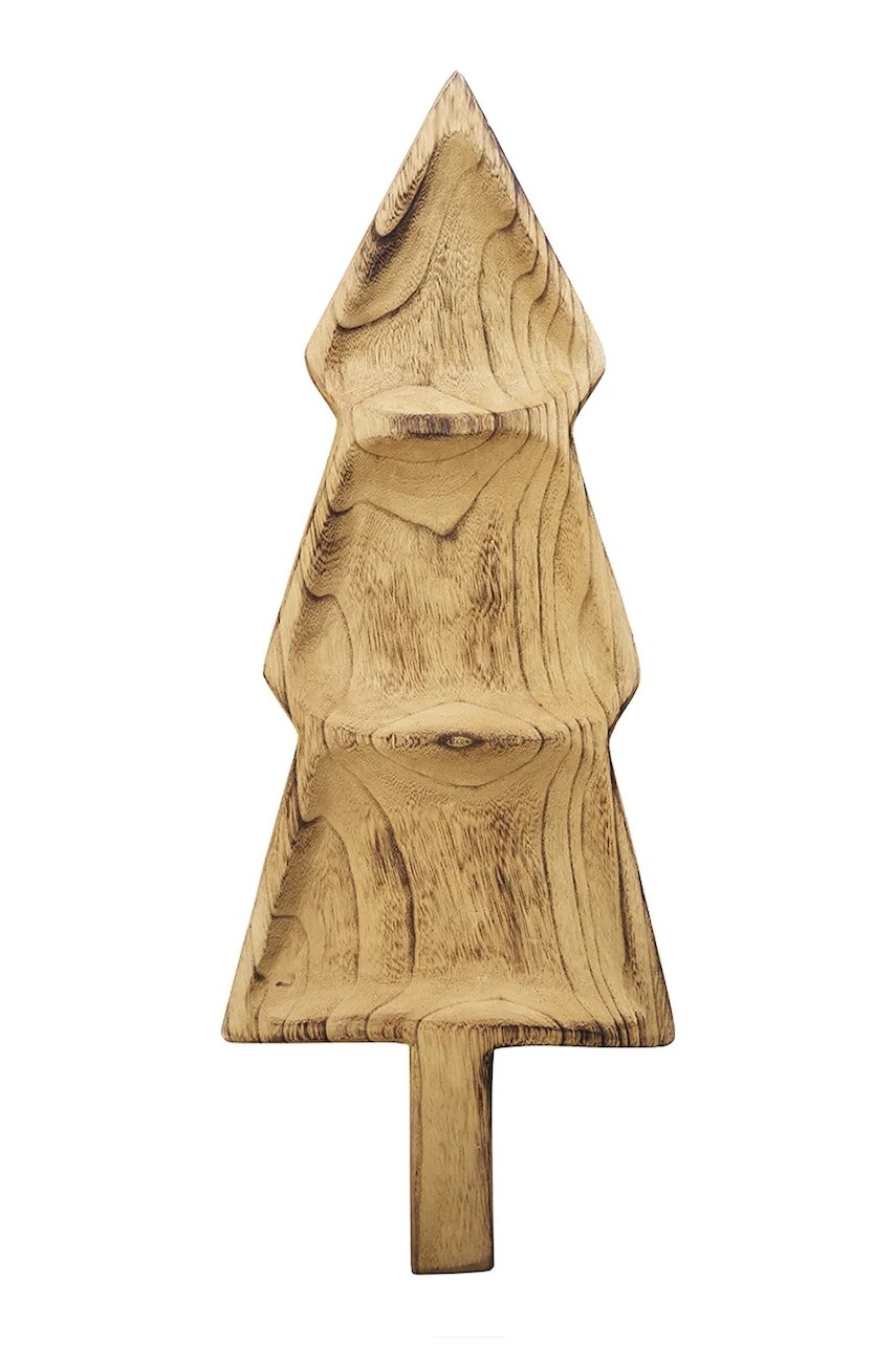 Dekoratívny podnos Madam Stoltz 24 x 62 cm hnedá farba