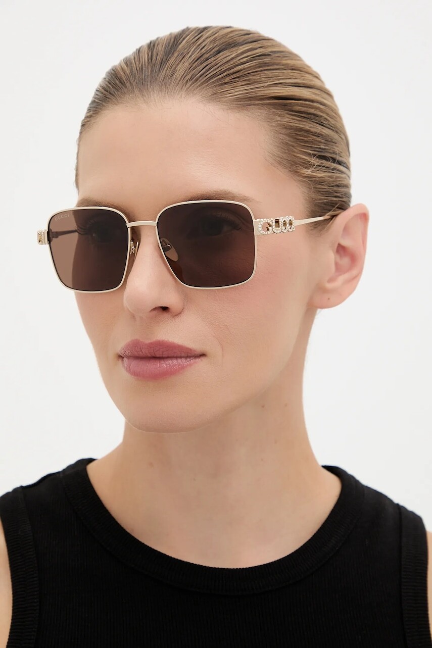 Slnečné okuliare Gucci zlatá farba, GG1937S
