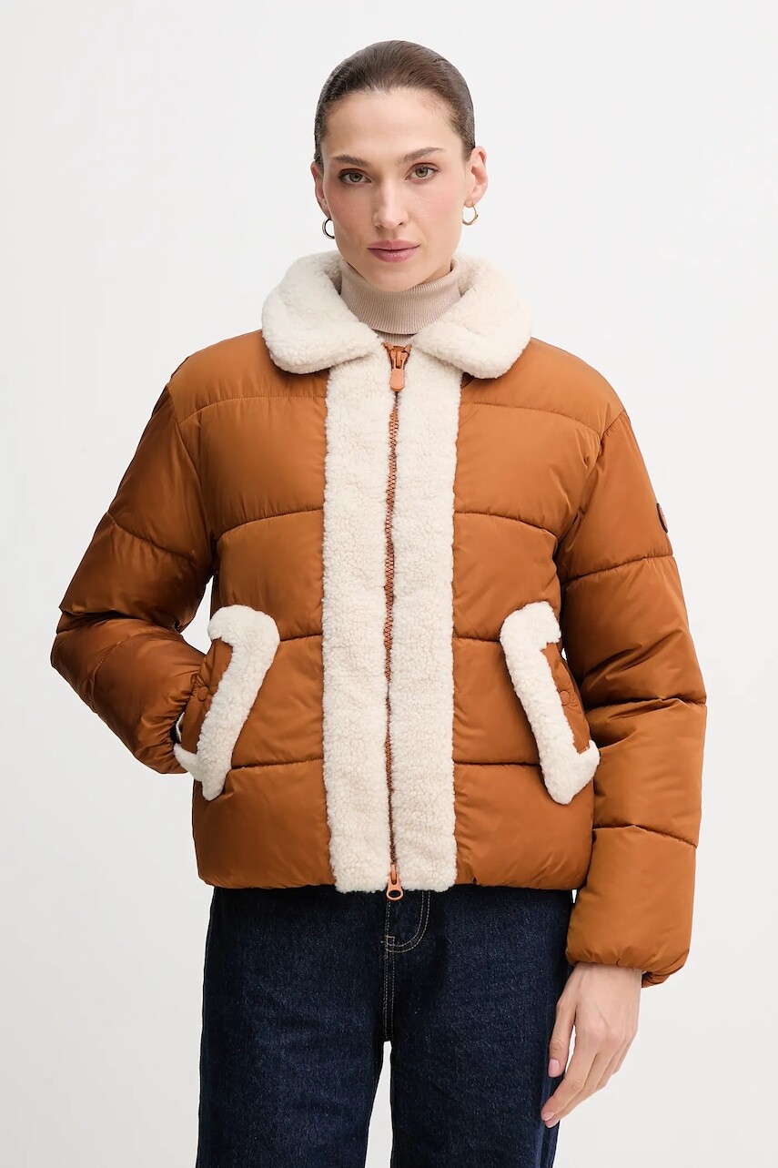 Bunda Save The Duck HONEY hnedá farba, zimná, D32338W.MEGA21