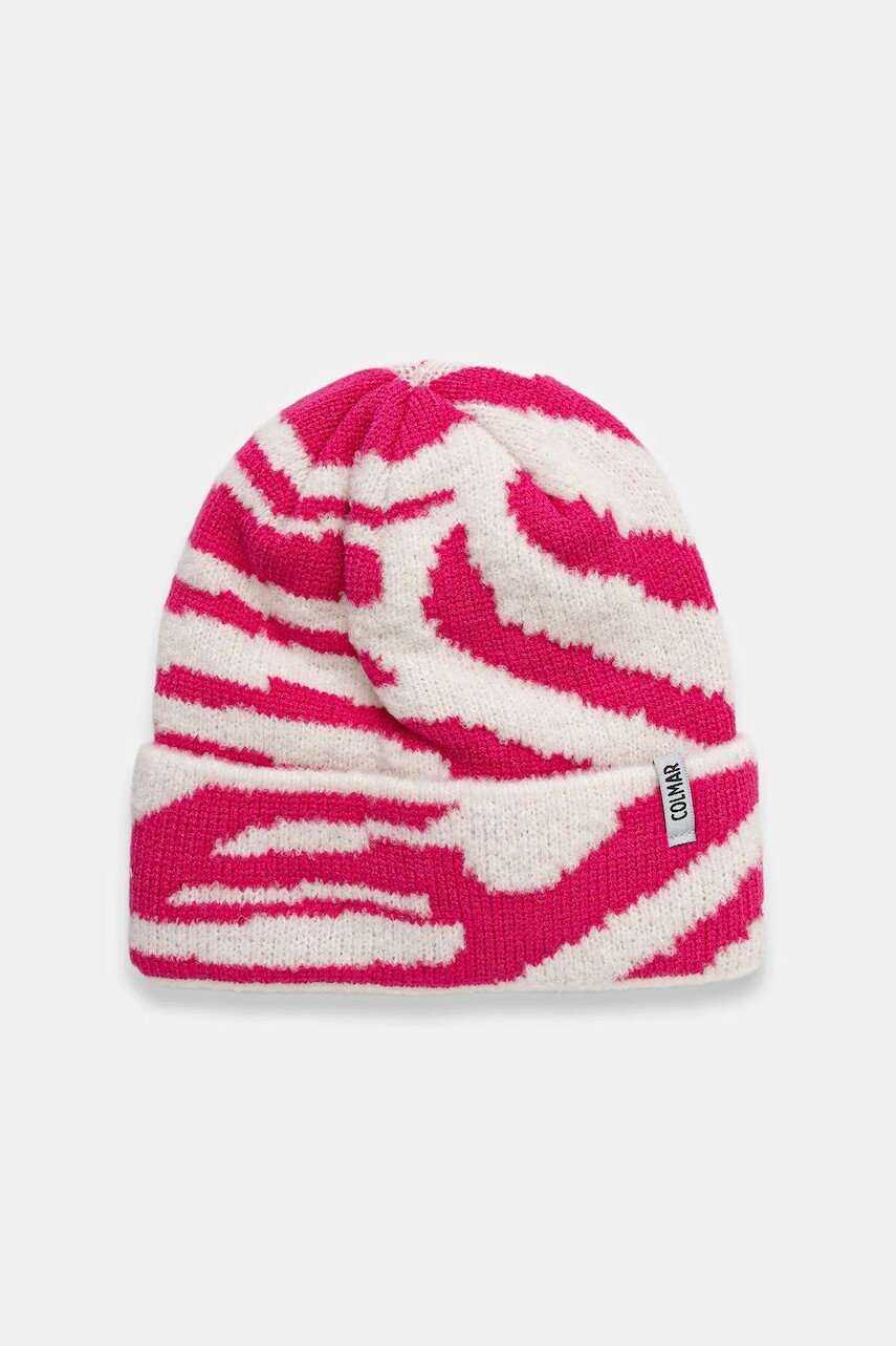 Čiapka s prímesou vlny Colmar ružová farba, 4884.9ZU