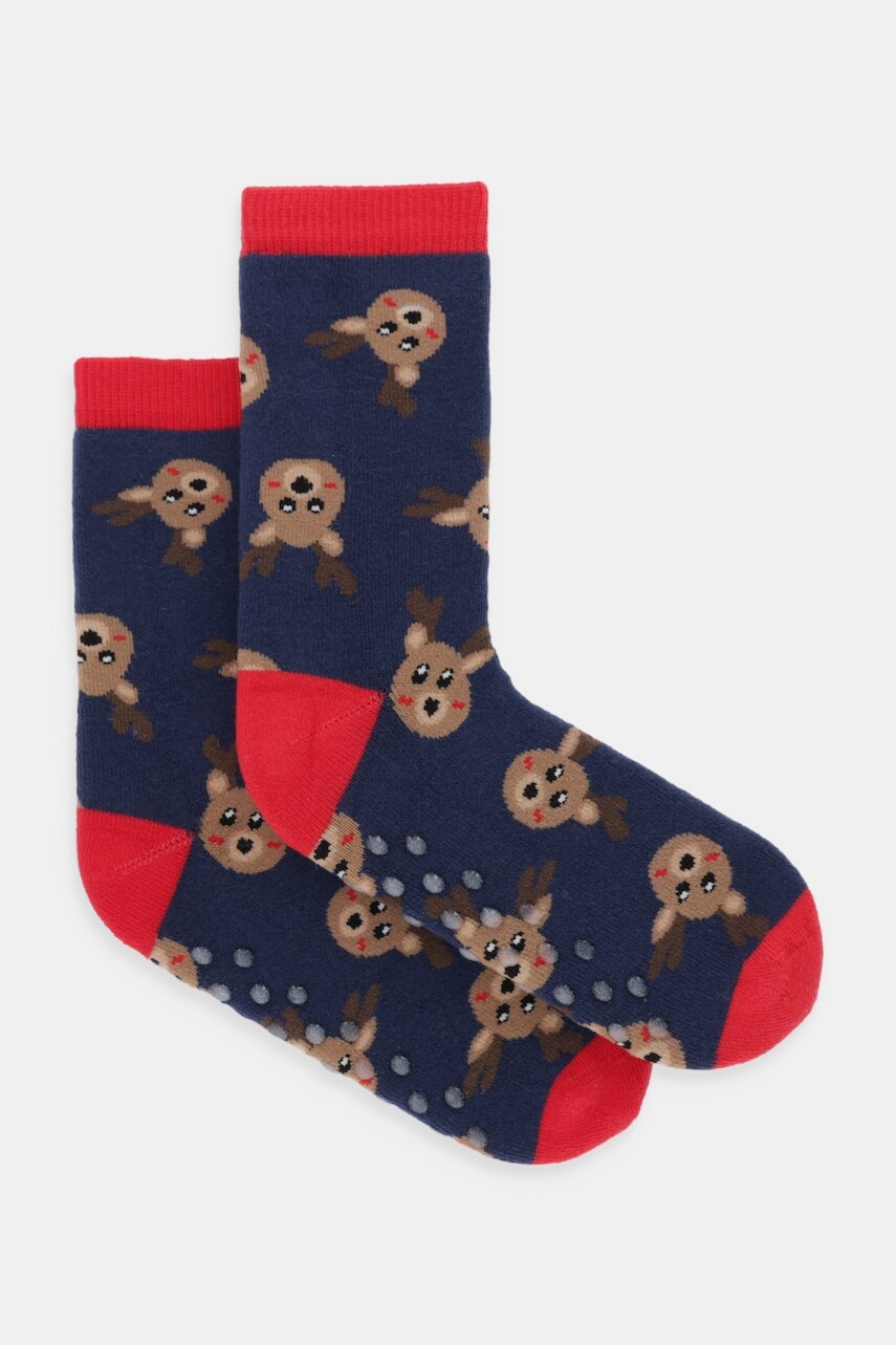 Detské ponožky United Colors of Benetton tmavomodrá farba, 6AO30703T
