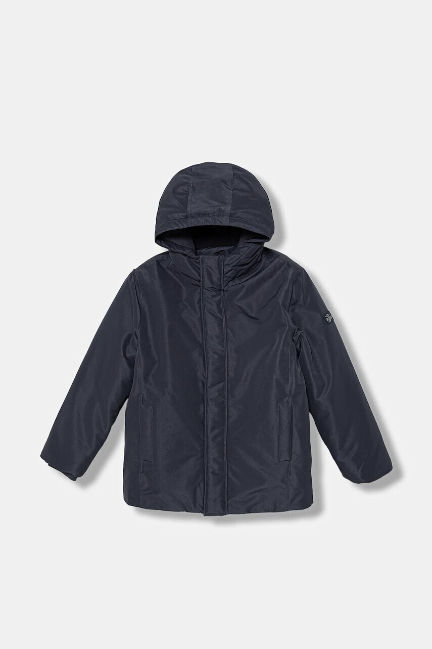Detská bunda United Colors of Benetton tmavomodrá farba, 2KPLCN06W