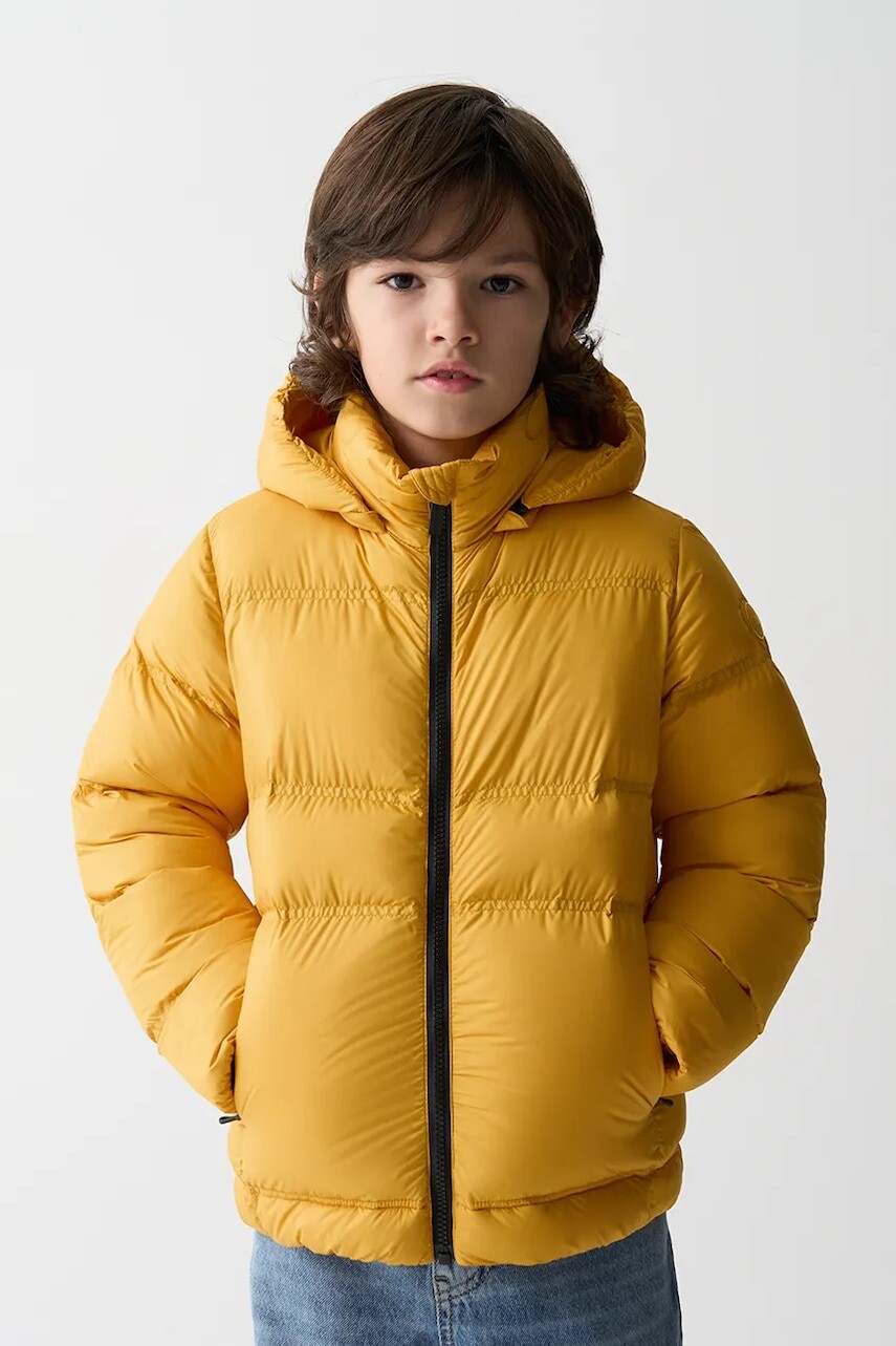 Detská páperová bunda Colmar WEIGHTLESS žltá farba, 3460.6ZN