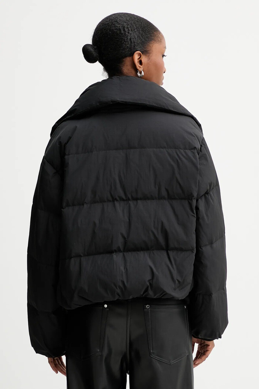 Páperová bunda Calvin Klein čierna farba, zimná, LV044D518G