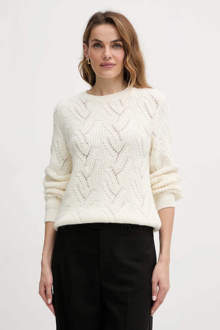 Sveter Morgan béžová farba, MAMA