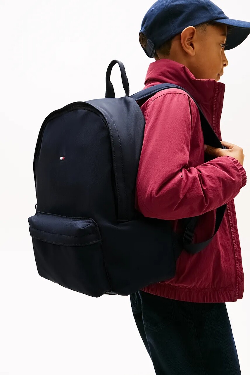 Detský ruksak Tommy Hilfiger tmavomodrá farba, veľký, jednofarebný, KA0KA00017