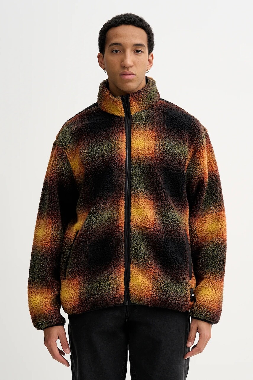 Mikina Vans čierna farba, vzorovaná, VN000PTBF0W1