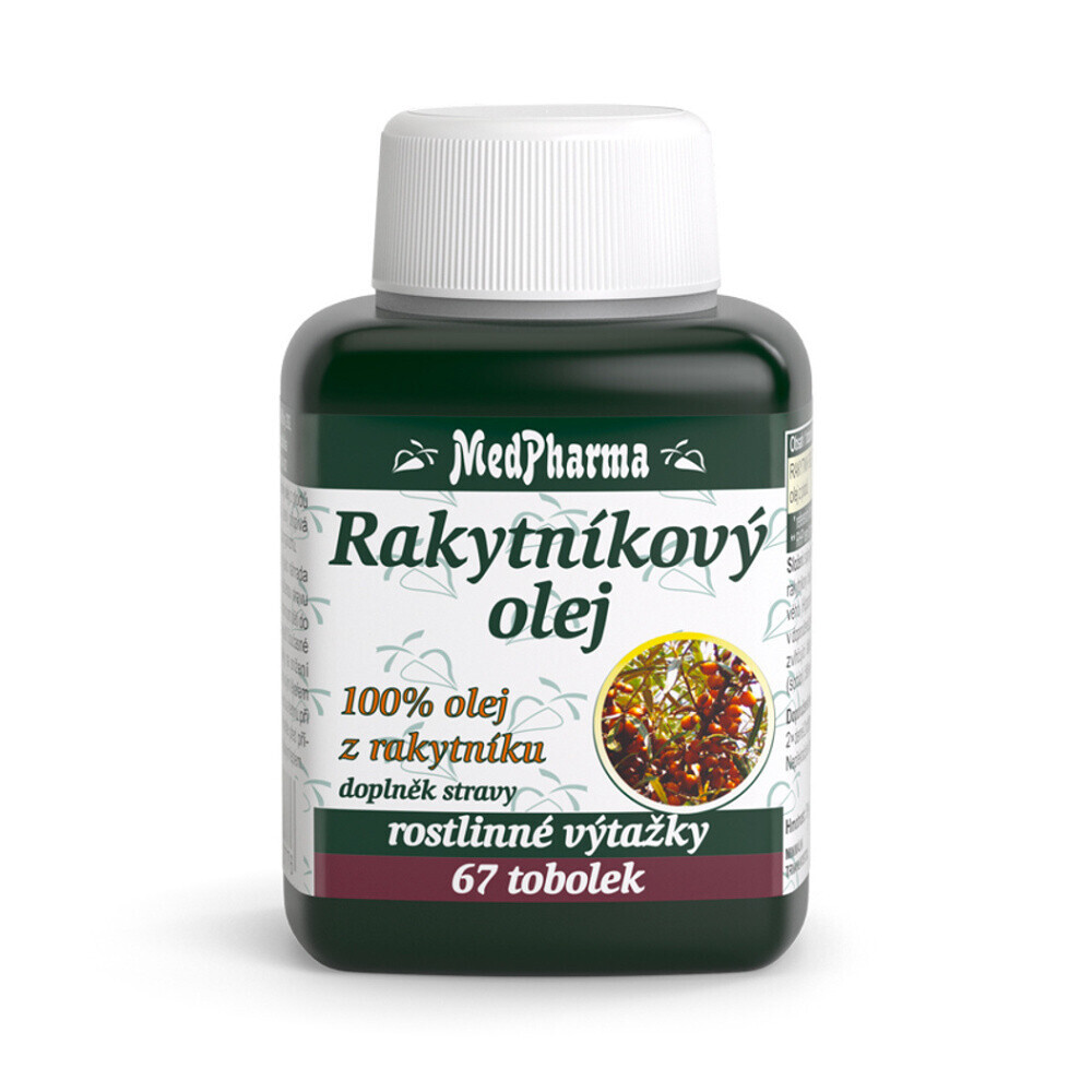 MEDPHARMA Rakytníkový olej 60 mg 67 tabliet