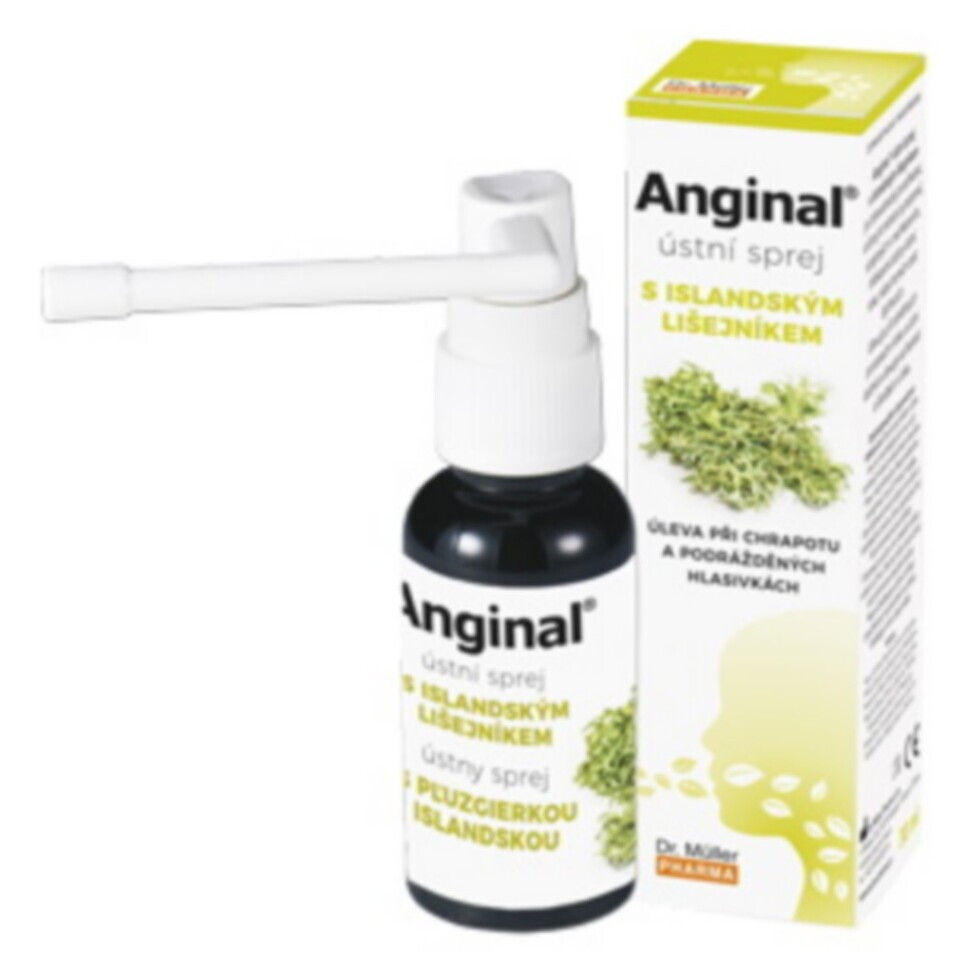 ANGINAL Ústny sprej s islandským lišajníkom ZP 30 ml