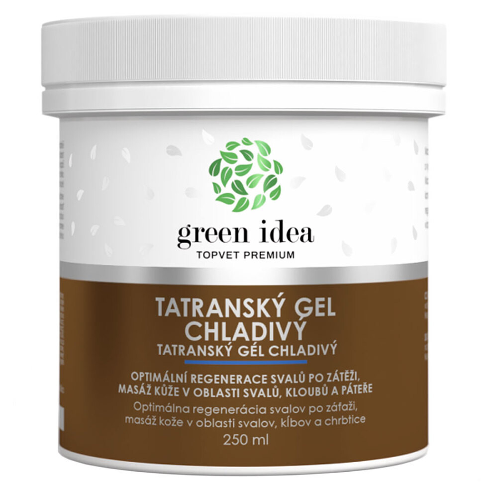 GREEN IDEA Tatranský bylinný gél chladivý 250 ml