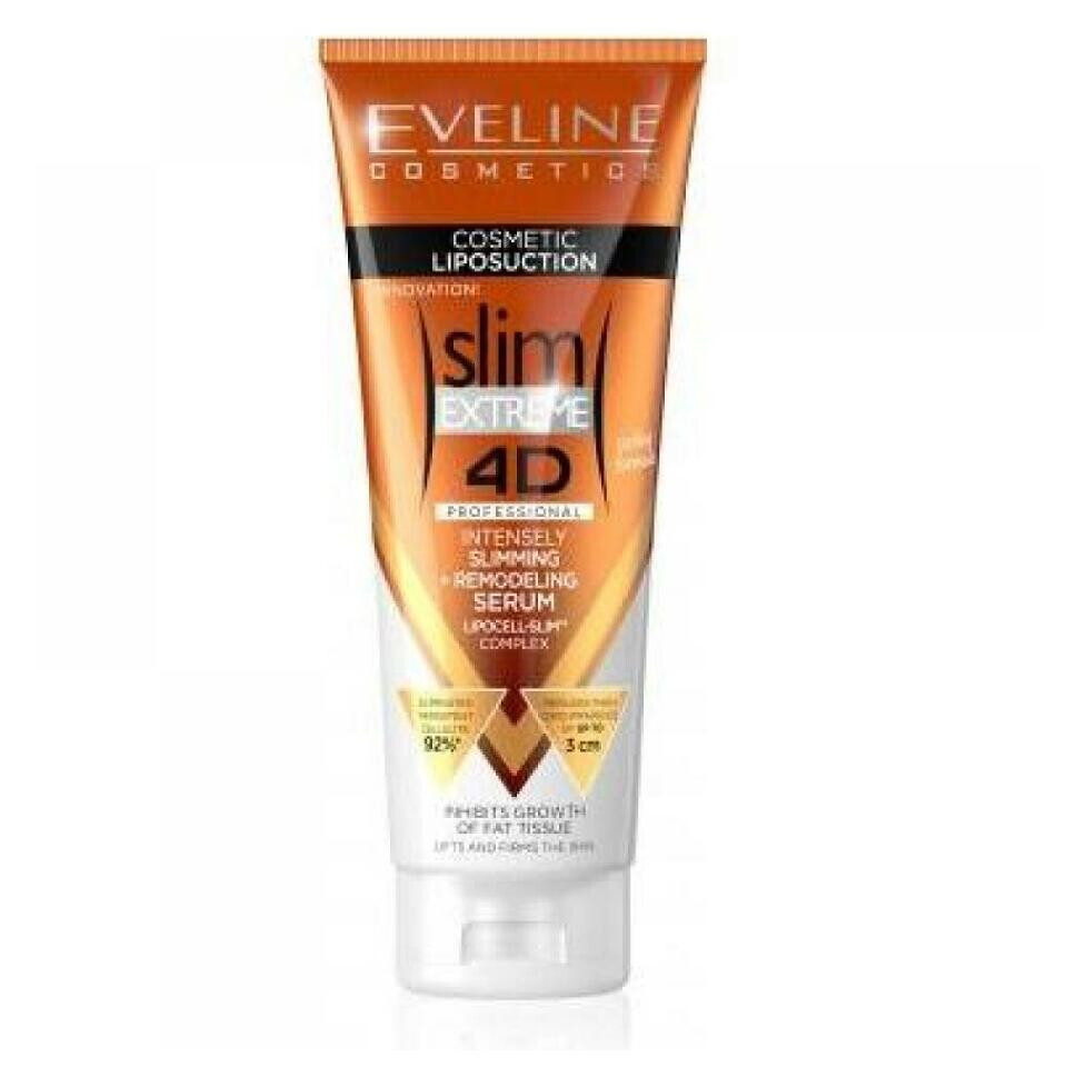 EVELINE Slim EXTREME 4D Liposuction intenzívne zoštíhľujúce sérum s chladivým efektom 250 ml
