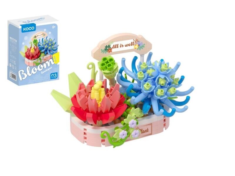 Stavebnica mini KOCO Kúzlo sukulentov 271ks