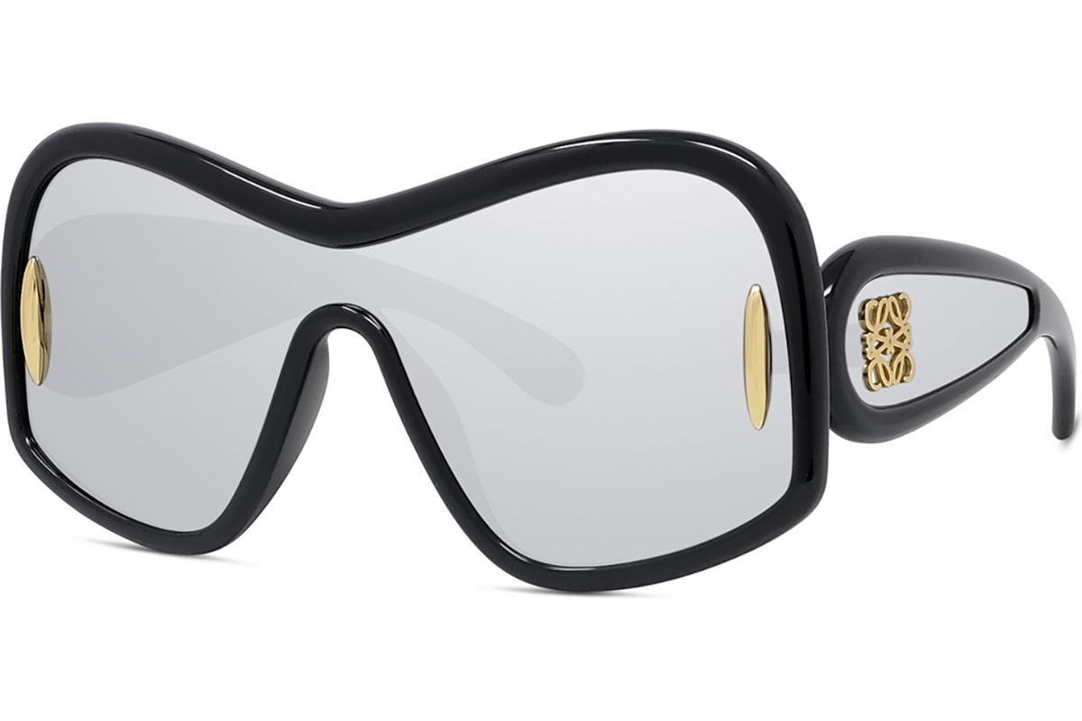 Loewe Anagram Black Mask Sunglasses - L (99)