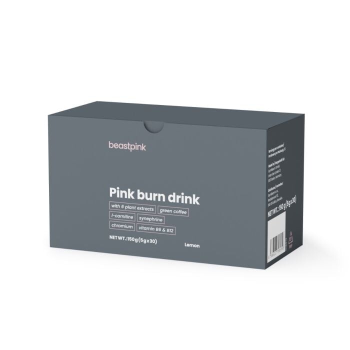 GymBeam Pink burn drink 150 g citrón