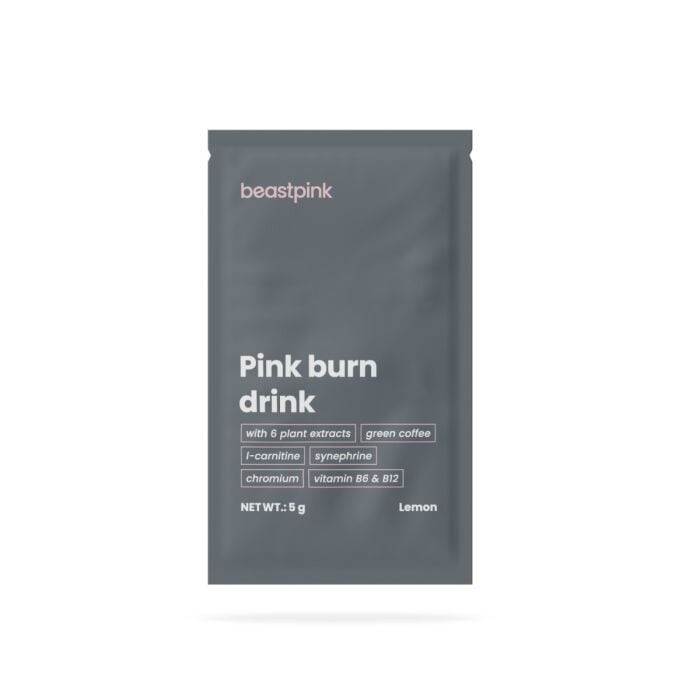 GymBeam Sample Pink burn drink 5 g citrón