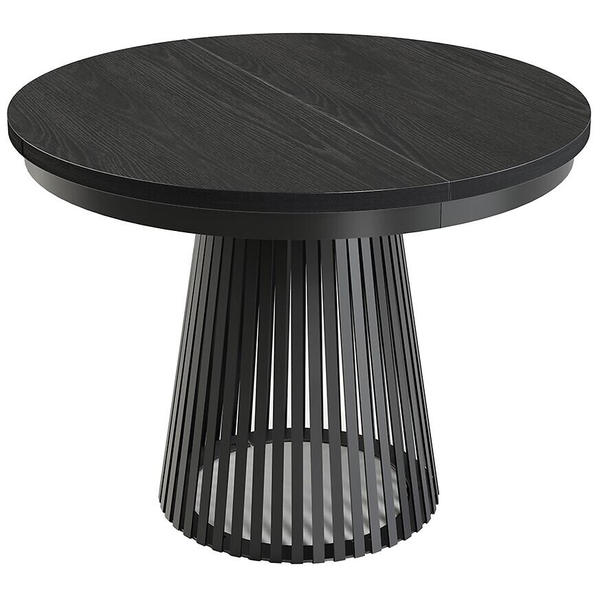 Rozkladací stôl  Garda čierna/čierne drevo