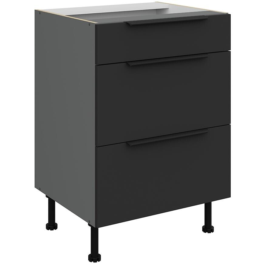 Kuchynská skrinka Aria-Bl/Ant Anti Fingerprint 60d 3s Bb