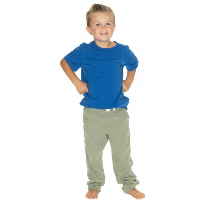 Bushman Detské bavlnené tričko Jerry II, modré 116